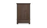 Lillian Dark Brown Tall Cabinet - Ornate Home