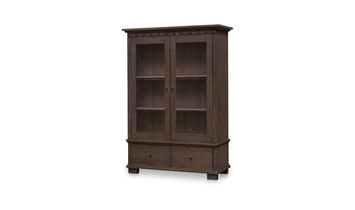 Lillian Dark Brown Tall Cabinet - Ornate Home