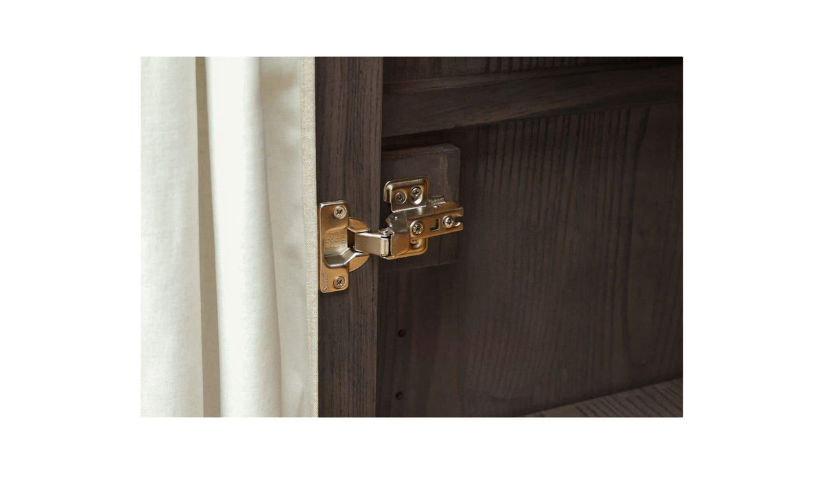 Lillian Dark Brown Tall Cabinet - Ornate Home