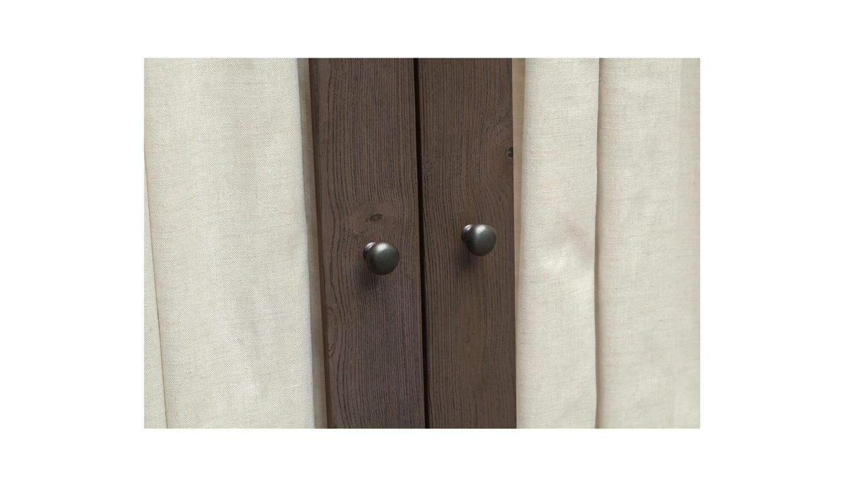 Lillian Dark Brown Tall Cabinet - Ornate Home