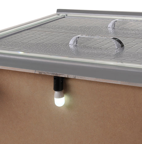 Lillian Silver LED Panel Bedroom Set - Ornate Home