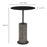 Lillith Black Accent Table - Ornate Home