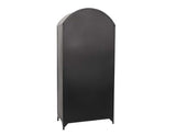 Lillo Black Metal/Glass Cabinet - Ornate Home