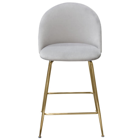 Lilly Grey Counter Height Chairs (Set of 2) - Ornate Home