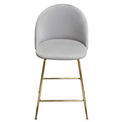 Lilly Grey Counter Height Chairs (Set of 2) - Ornate Home