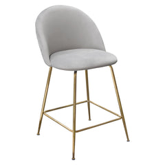 Lilly Grey Counter Height Chairs (Set of 2) - Ornate Home