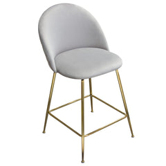 Lilly Grey Counter Height Chairs (Set of 2) - Ornate Home