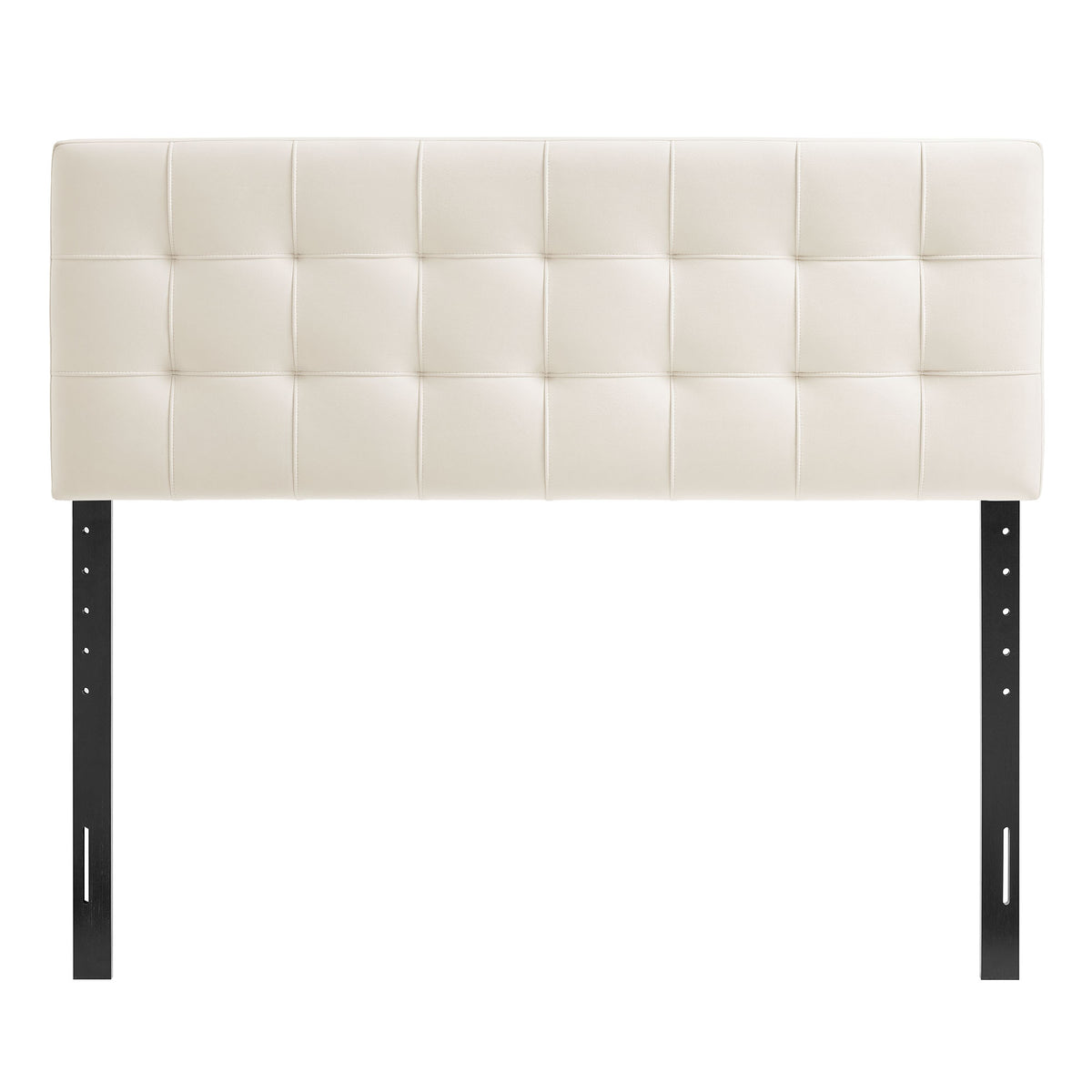 Lily Alabaster Stain-Resistant Performance Velvet Queen Size Headboard - Ornate Home