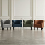 Lily Blue Accent Chair - Ornate Home