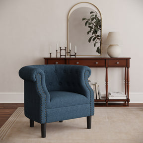 Lily Blue Accent Chair - Ornate Home