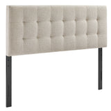 Lily Dove Upholstered Queen Size Headboard - Ornate Home