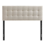 Lily Dove Upholstered Queen Size Headboard - Ornate Home