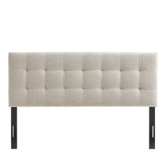 Lily Dove Upholstered Queen Size Headboard - Ornate Home