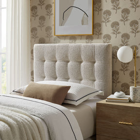 Lily Dove Upholstered Twin Size Headboard - Ornate Home