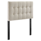 Lily Dove Upholstered Twin Size Headboard - Ornate Home