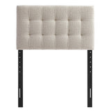 Lily Dove Upholstered Twin Size Headboard - Ornate Home