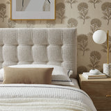 Lily Dove Upholstered Twin Size Headboard - Ornate Home