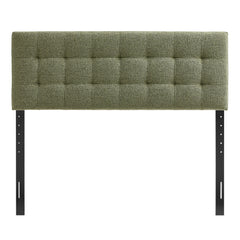 Lily Leaf Upholstered Full Size Headboard - Ornate Home