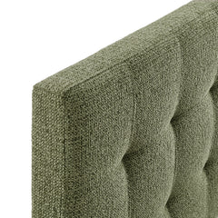 Lily Leaf Upholstered Full Size Headboard - Ornate Home