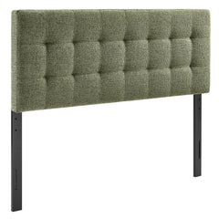 Lily Leaf Upholstered Full Size Headboard - Ornate Home