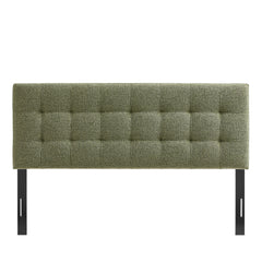 Lily Leaf Upholstered King Size Headboard - Ornate Home
