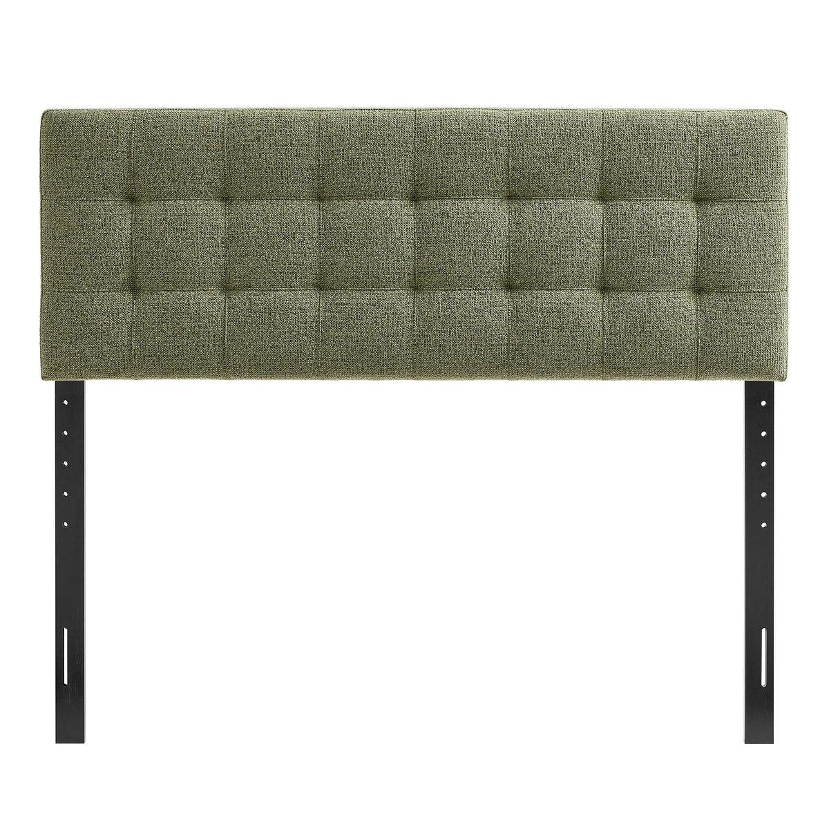 Lily Leaf Upholstered Queen Size Headboard - Ornate Home