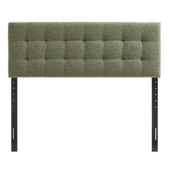 Lily Leaf Upholstered Queen Size Headboard - Ornate Home