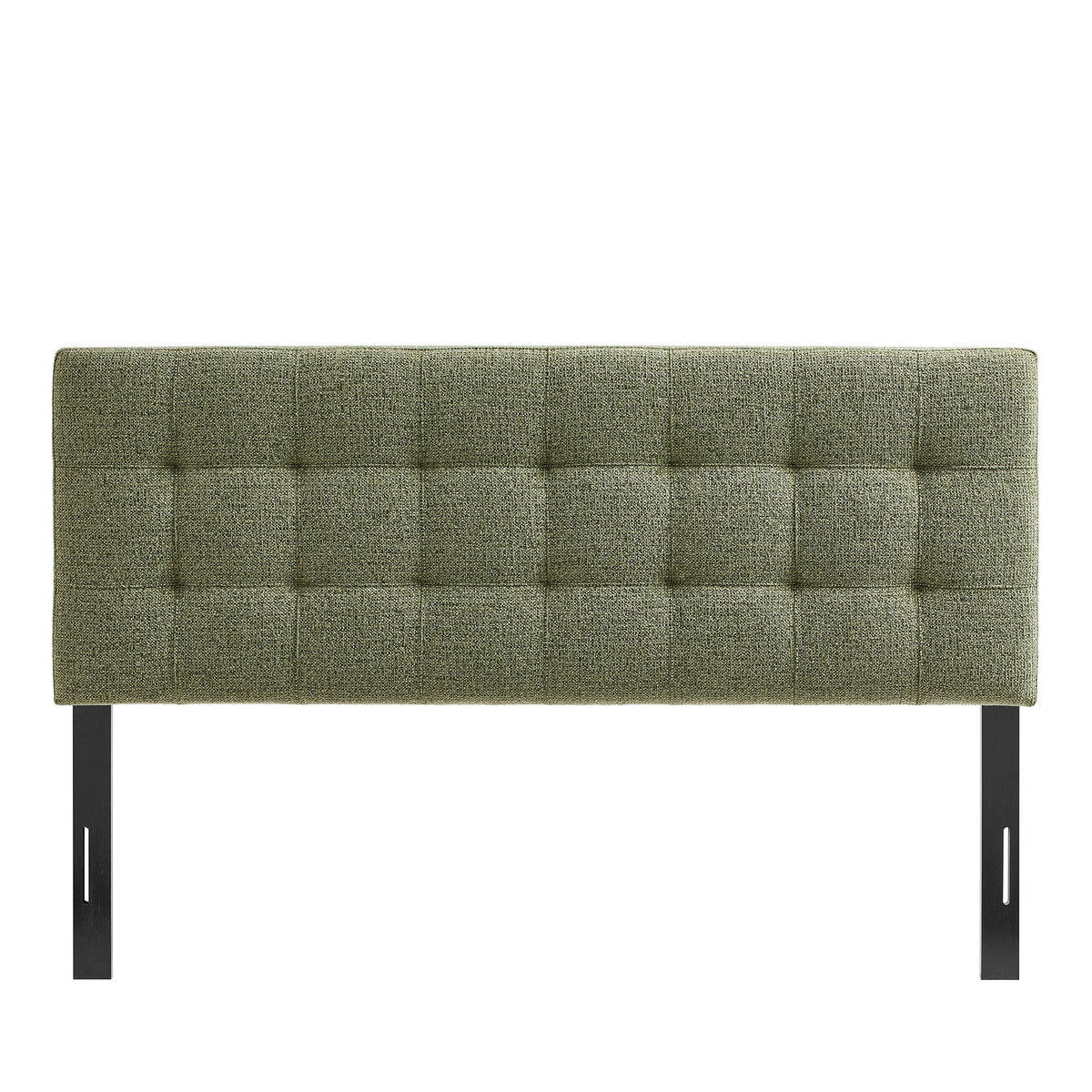 Lily Leaf Upholstered Queen Size Headboard - Ornate Home