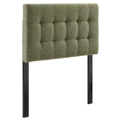 Lily Leaf Upholstered Twin Size Headboard - Ornate Home