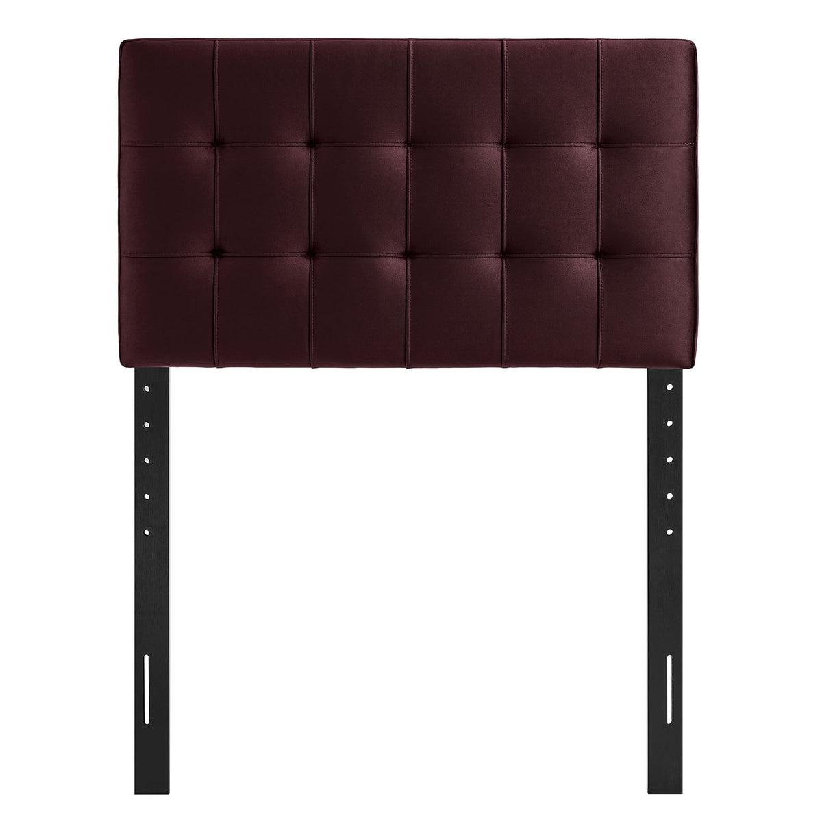 Lily Mulberry Stain-Resistant Performance Velvet Twin Size Headboard - Ornate Home