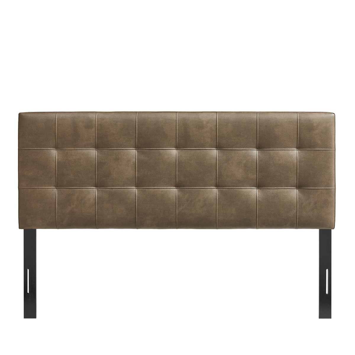 Lily Mushroom Vegan Leather Queen Size Headboard - Ornate Home