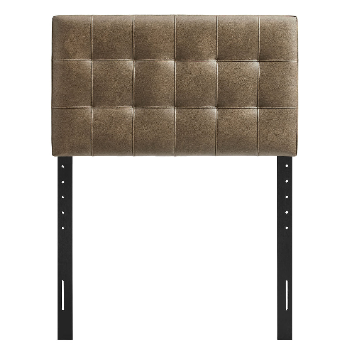 Lily Mushroom Vegan Leather Twin Size Headboard - Ornate Home