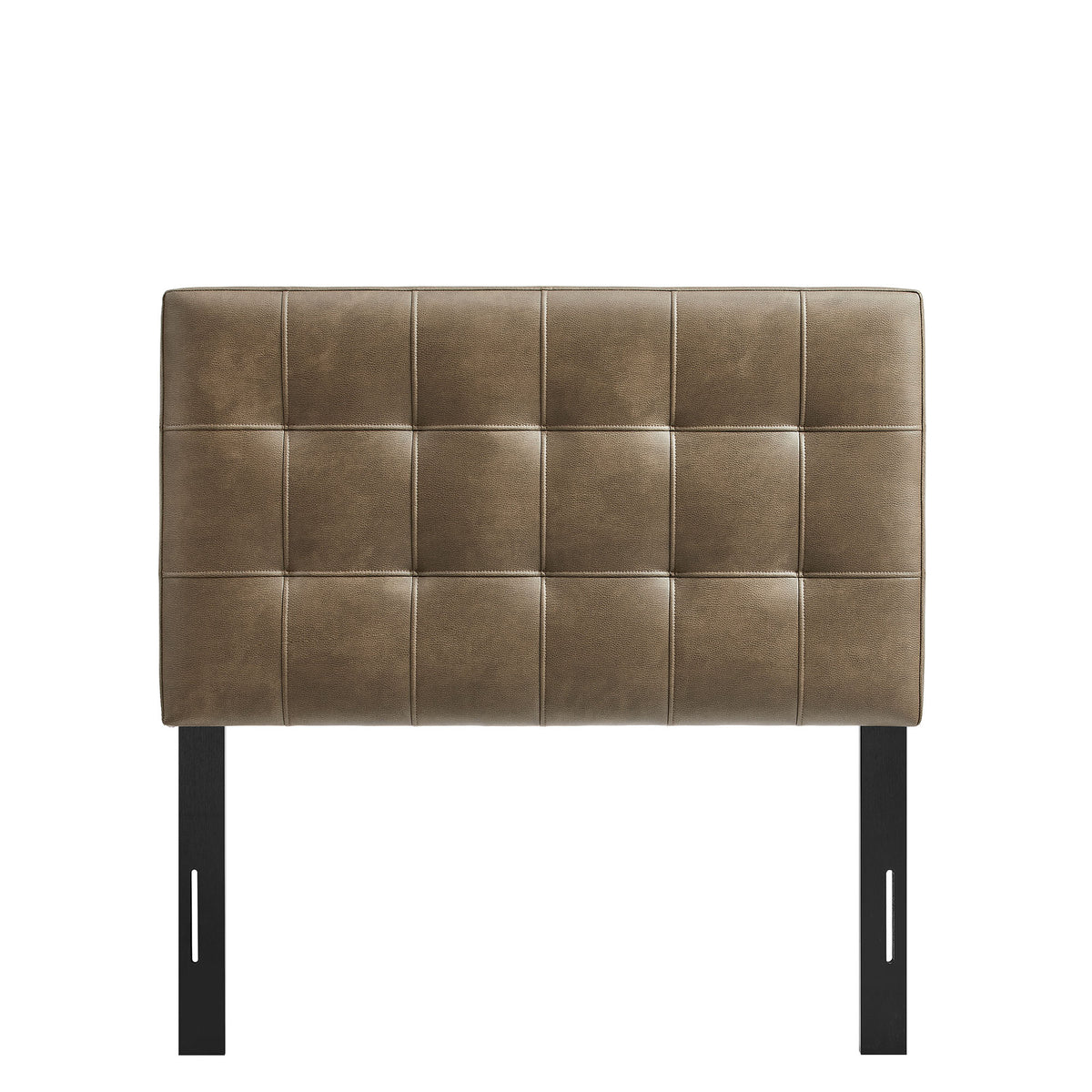 Lily Mushroom Vegan Leather Twin Size Headboard - Ornate Home