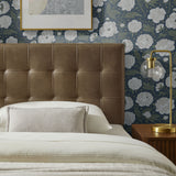 Lily Mushroom Vegan Leather Twin Size Headboard - Ornate Home