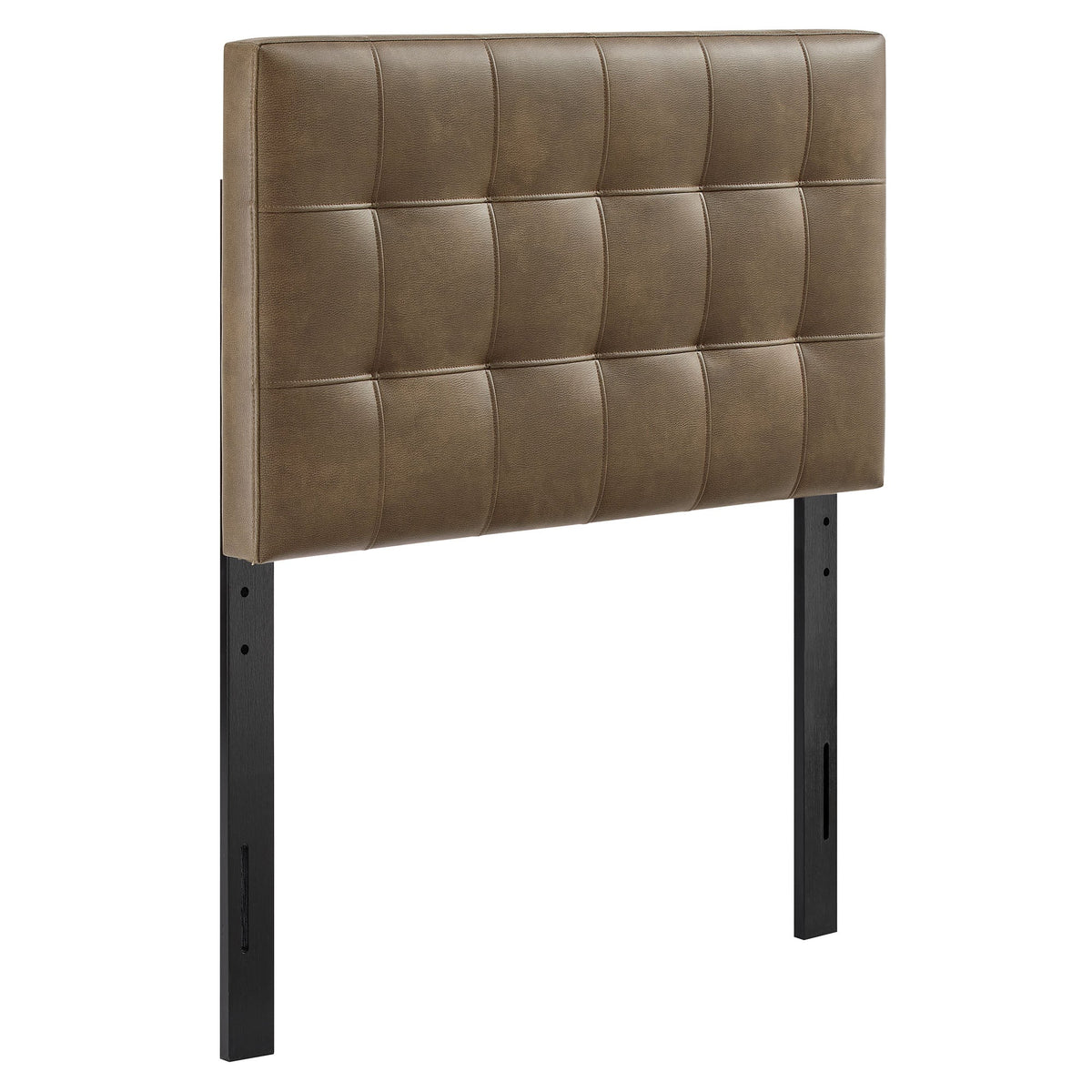Lily Mushroom Vegan Leather Twin Size Headboard - Ornate Home