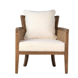 Lily Natural/Off White Occasional Chair - Ornate Home