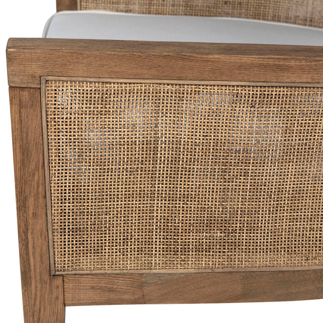 Lily Natural/Off White Occasional Chair - Ornate Home