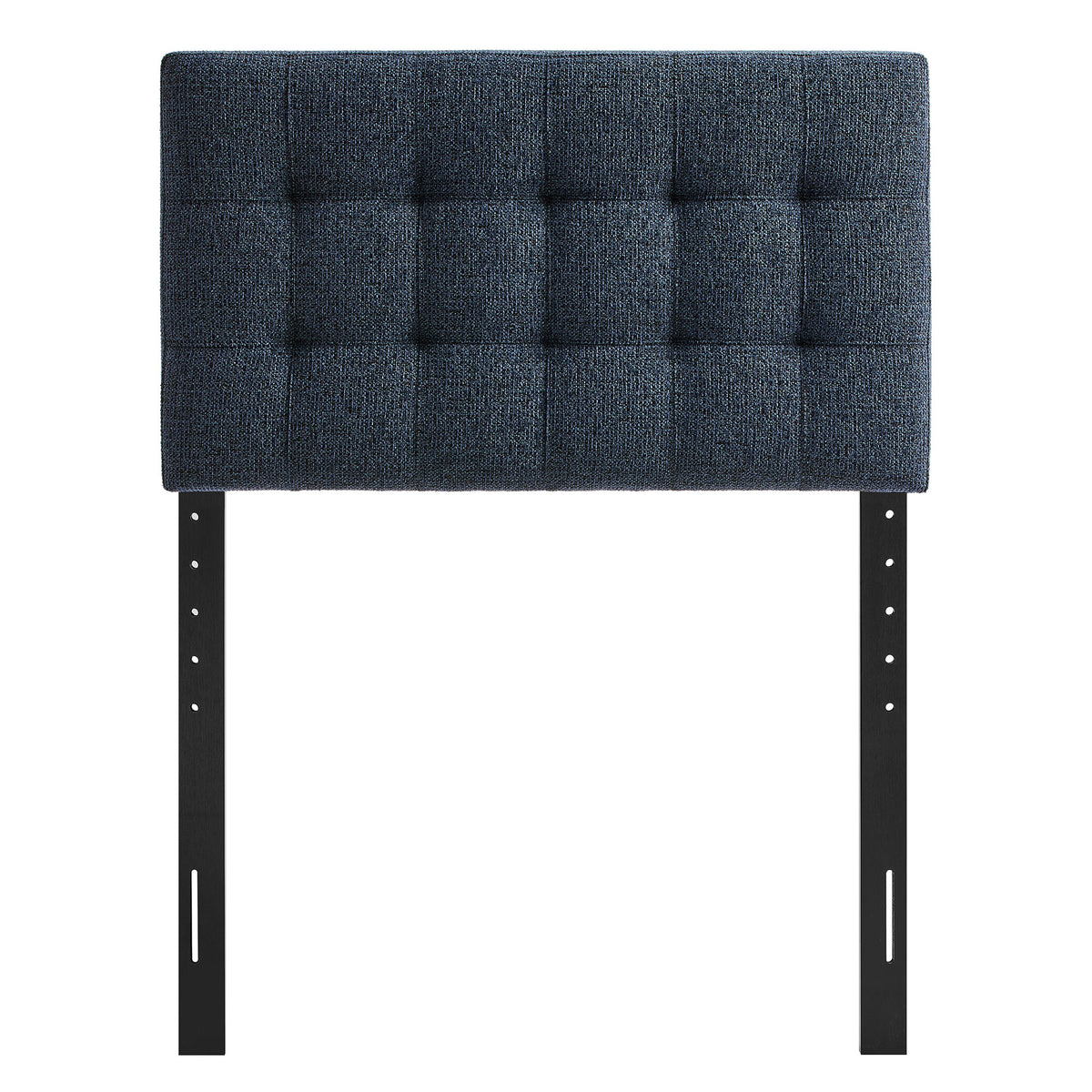 Lily Navy Chenille Upholstered Twin Size Headboard - Ornate Home