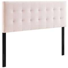 Lily Pink Biscuit Tufted Performance Velvet Full Headboard - Ornate Home