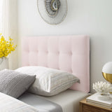 Lily Pink Biscuit Tufted Performance Velvet Twin Headboard - Ornate Home