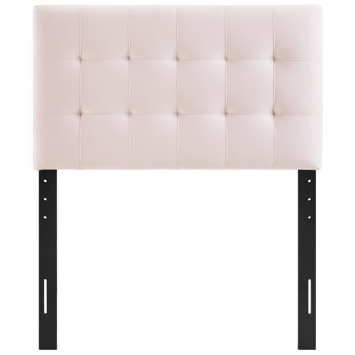Lily Pink Biscuit Tufted Performance Velvet Twin Headboard - Ornate Home