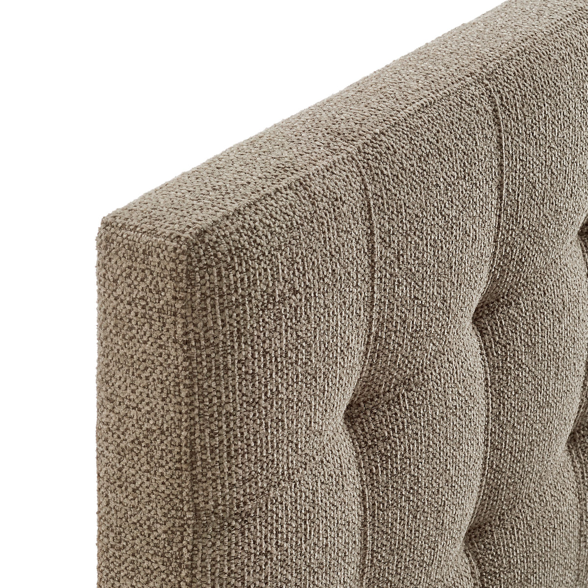 Lily Taupe Upholstered King Size Headboard - Ornate Home