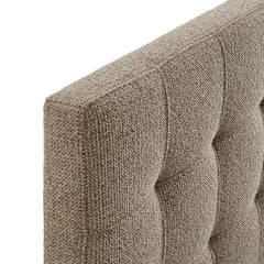Lily Taupe Upholstered King Size Headboard - Ornate Home
