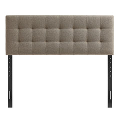 Lily Taupe Upholstered Queen Size Headboard - Ornate Home