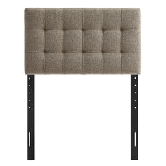 Lily Taupe Upholstered Twin Size Headboard - Ornate Home