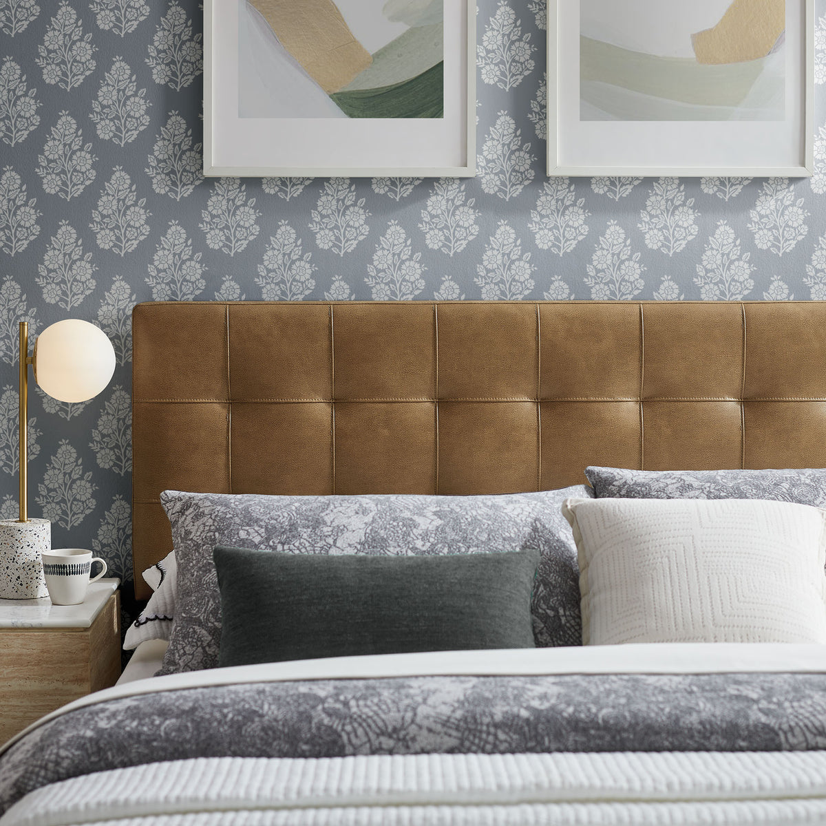 Lily Toast Vegan Leather King Size Headboard - Ornate Home