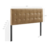 Lily Toast Vegan Leather King Size Headboard - Ornate Home
