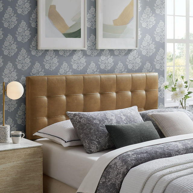 Lily Toast Vegan Leather Queen Size Headboard - Ornate Home