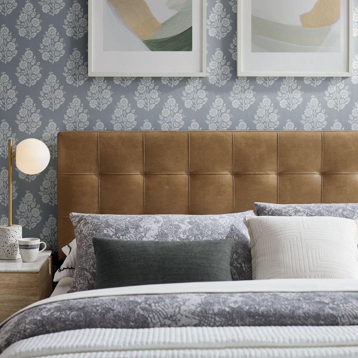 Lily Toast Vegan Leather Queen Size Headboard - Ornate Home
