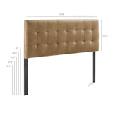 Lily Toast Vegan Leather Queen Size Headboard - Ornate Home